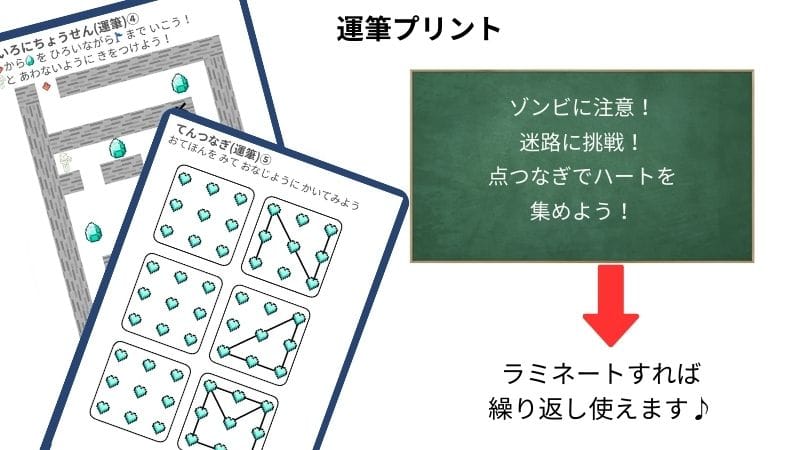 運筆プリント2の説明