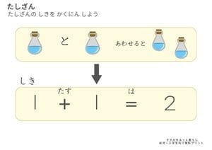 10になる足し算プリント(無料ダウンロード)