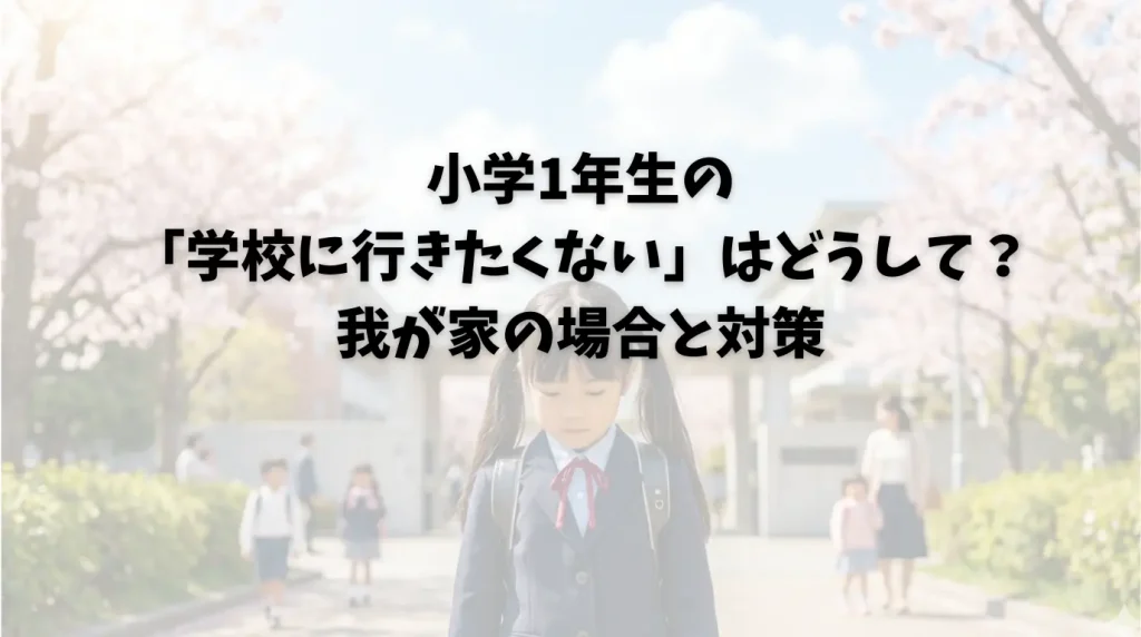 小学1年生の学校に行きたくない理由